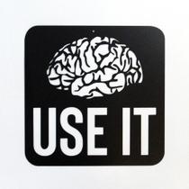 Quadro Use It 38x38 Cm Preto Quadro Use It 38x38 Cm Preto