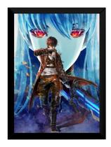 Quadro Valkyria Revolution Arte Game Poster Moldurado
