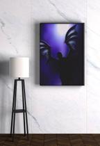 Quadro Vampiro Anjo Da Noite Morcego Tamanho A3 Com Moldura