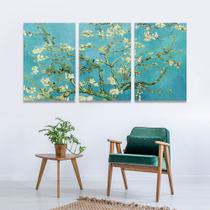 Quadro Van Gogh Amendoeira em flor 120x60 Decorativo Mosaico Quadro Van Gogh Amendoeira em flor 120x60 Decorativo Mosaico