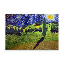 Quadro Van Gogh - Girassóis No Campo Decorativo Tela Grande Canvas Artistico - Bimper