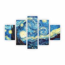 Quadro Van Gogh Noite Estrelada Starry Em Canvas Decorativo Quadro Van Gogh Noite Estrelada Starry Em Canvas Decorativo