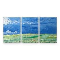 Quadro Van Gogh Paisagem Campos Trigo Decorativo