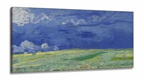 Quadro Van Gogh Paisagem Campos Trigo Decorativoem Tecido Canvas 130x60 Quadro Van Gogh Paisagem Campos Trigo Decorativoem Tecido Canvas 130x60