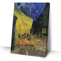 Quadro Van Gogh Terraço Do Café 40x60 Canvas Para Sala