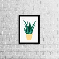 Quadro Vaso Espada De São Jorge 24X18Cm