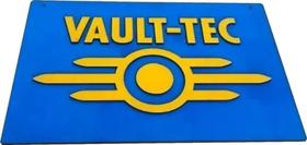 Quadro Vault-tec Fallout Em Relevo, Decoração Gamer 89cm