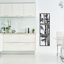 Quadro Vazado Decorativo Bambu