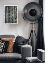 Quadro Velocidade F1 One com Vidro e Moldura Branca Tam:A4 Quadro Velocidade F1 One com Vidro e Moldura Branca Tam:A4