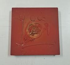 Quadro Verm c/ Dourado