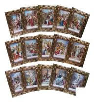 Quadro Via Sacra - 15 Quadros - 20 Cm A X 15 Cm L Quadro Via Sacra - 15 Quadros - 20 Cm A X 15 Cm L