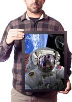 Quadro Viagem Espacial Astronauta Espaço Decoração Quarto