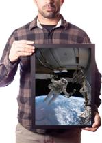 Quadro Viagem Espaço Astronauta Decoração Quarto