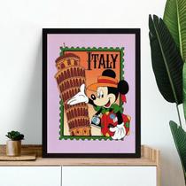 Quadro Viagem Para A Itália 24x18cm