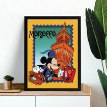 Quadro Viagem Para O Marrocos 24x18cm - com vidro Quadro Viagem Para O Marrocos 24x18cm - com vidro