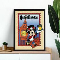 Quadro Viagem Para O Reino Unido 45x34cm - com vidro