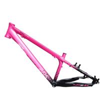 Quadro vikingx tuff x-44 aro 26 alumínio rosa / preto Quadro vikingx tuff x-44 aro 26 alumínio rosa / preto