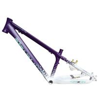 Quadro vikingx tuff x-44 aro 26 alumínio roxo / branco Quadro vikingx tuff x-44 aro 26 alumínio roxo / branco