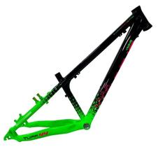 Quadro vikingx tuff x-44 aro 26 alumínio verde / preto Quadro vikingx tuff x-44 aro 26 alumínio verde / preto