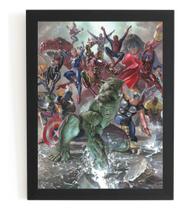 Quadro Vingadores Heroi Hq Arte De Alex Ross