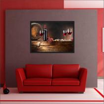 Quadro Vinho Gourmet Wine Salas Decorações Com Moldura T02