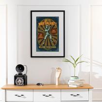 Quadro Vintage Artes Marciais - 60x48cm Quadro Vintage Artes Marciais - 60x48cm