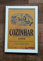 Quadro Vintage cozinhar