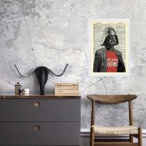 Quadro Vintage Darth - Your Father 24X18Cm