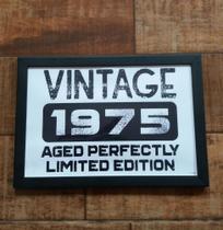 Quadro Vintage edição Ilimitada 1975
