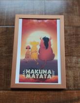 Quadro Vintage Hakuna matata