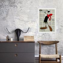 Quadro Vintage Olívia Palito 24X18Cm