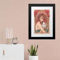 Quadro Vintage Signo Virgem - 60X48Cm