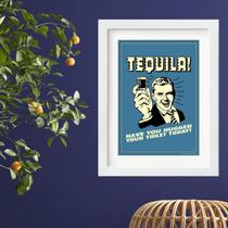 Quadro Vintage Tequila- 60x48cm