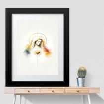 Quadro Virgem Maria Minimalista- 60x48cm Quadro Virgem Maria Minimalista- 60x48cm
