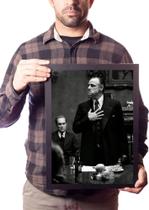 Quadro Vito Corleone Cena Reunião Filme Poderoso Chefão