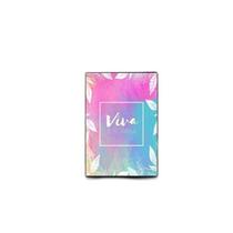 Quadro Viva E Sorria 33X24Cm - Com Vidro Moldura Preta