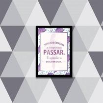 Quadro Viver É Aprender A Dançar Na Chuva 24X18Cm Quadro Viver É Aprender A Dançar Na Chuva 24X18Cm