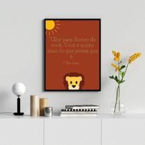 Quadro Você É Muito Mais Do Que Pensa Que É 24X18Cm