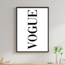 Quadro Vogue 45x34cm - com vidro