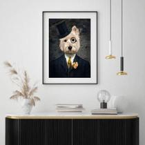 Quadro West Terrier Lord - 60X48Cm