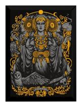 Quadro Wicca Deusa Triádica Misticismo Arte Ocultismo