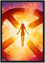 Quadro X Men Fênix Negra Super Heróis Filmes Com Moldura G01