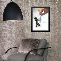 Quadro Xadrez- Focus On The Best 45X34Cm - Com Vidro Quadro Xadrez- Focus On The Best 45X34Cm - Com Vidro