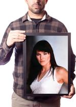 Quadro Xena A Princesa Guerreira Lucy Lawless Atriz Quadro Xena A Princesa Guerreira Lucy Lawless Atriz