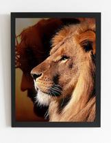 Quadro Yeshua Leão Jesus Biblico Religião Frases 21x30 Quadro Yeshua Leão Jesus Biblico Religião Frases 21x30