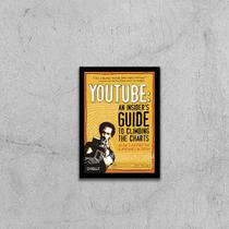 Quadro Youtube: A Guide To Climbing Charts 45x34cm - com vidro