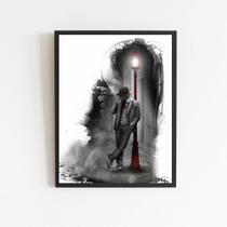 Quadro Zé Pelintra Desenho 45x34cm - com vidro Quadro Zé Pelintra Desenho 45x34cm - com vidro