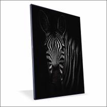 Quadro Zebra Canvas Com Vidro