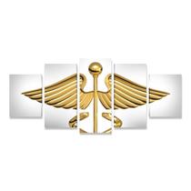 Quadros 5 Peças Decorativos Contabilidade Caduceu Simbolo Quadros 5 Peças Decorativos Contabilidade Caduceu Simbolo