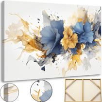 Quadros Abstrato Flores Cores VIvas Gande 60x90 Tela Madeira Tecido Alta Definição